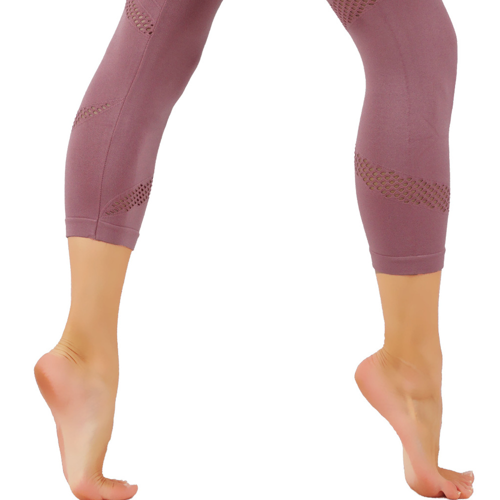 Sexy seamless 7/8 mesh leggings - Picture 3 of 5